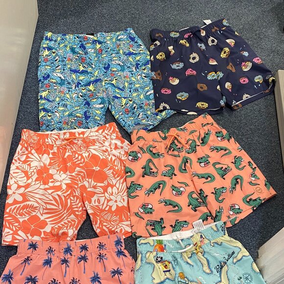 Lot of boys swim trunks